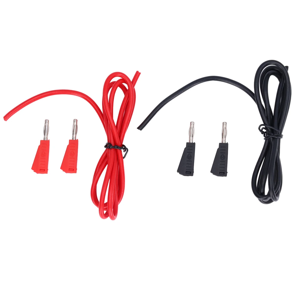 Banana Test Lead 4mm Male to Male 19A 30VAC 60VDC Set Kit for Electricity Testing