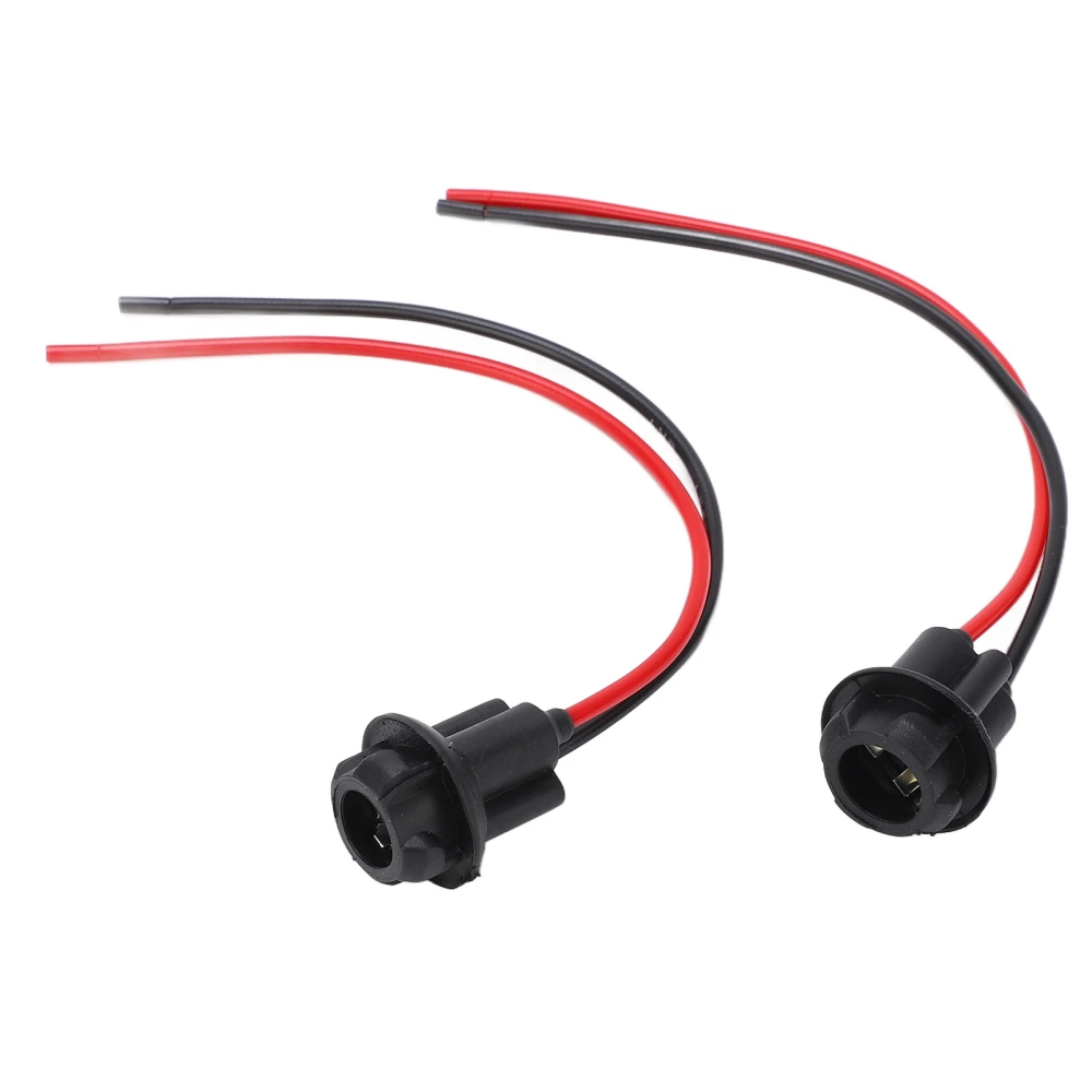 2Pcs Wiring Harness Socket Lightweight Portable Practical Corrosion Resistant Instrument Light Connector for Cars Boats