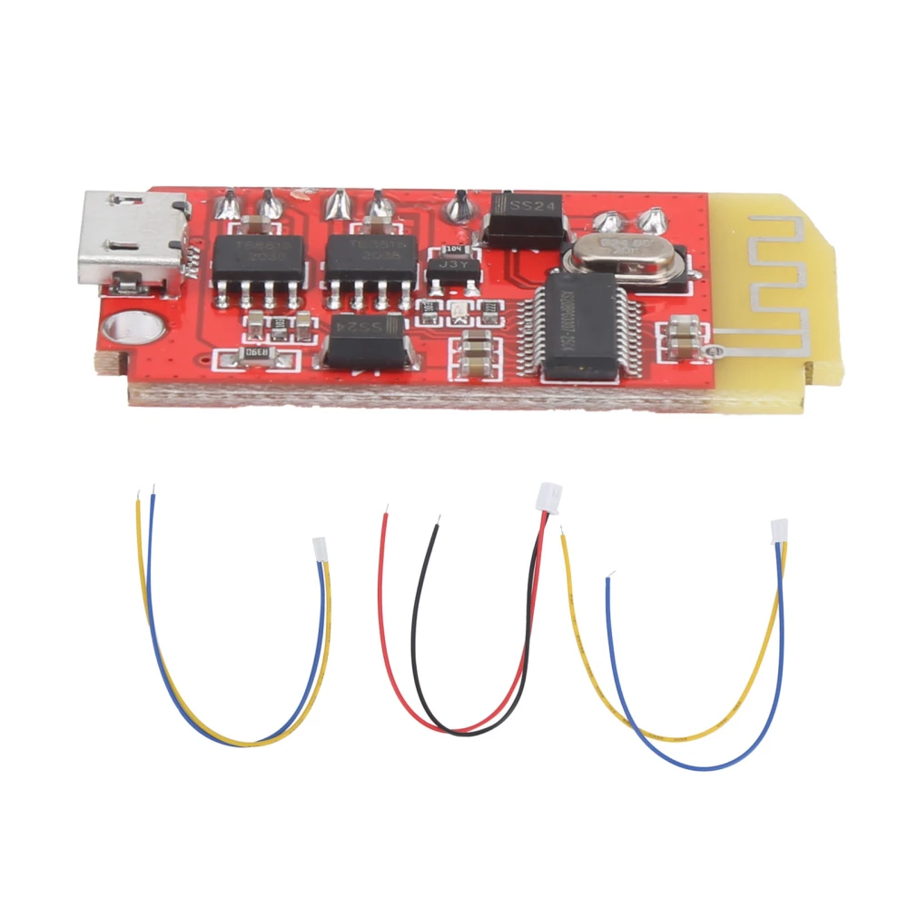 Stereo Power Amplifier Module Bluetooth 4.2 5W+5W Audio AMP Board with USB Charging Port