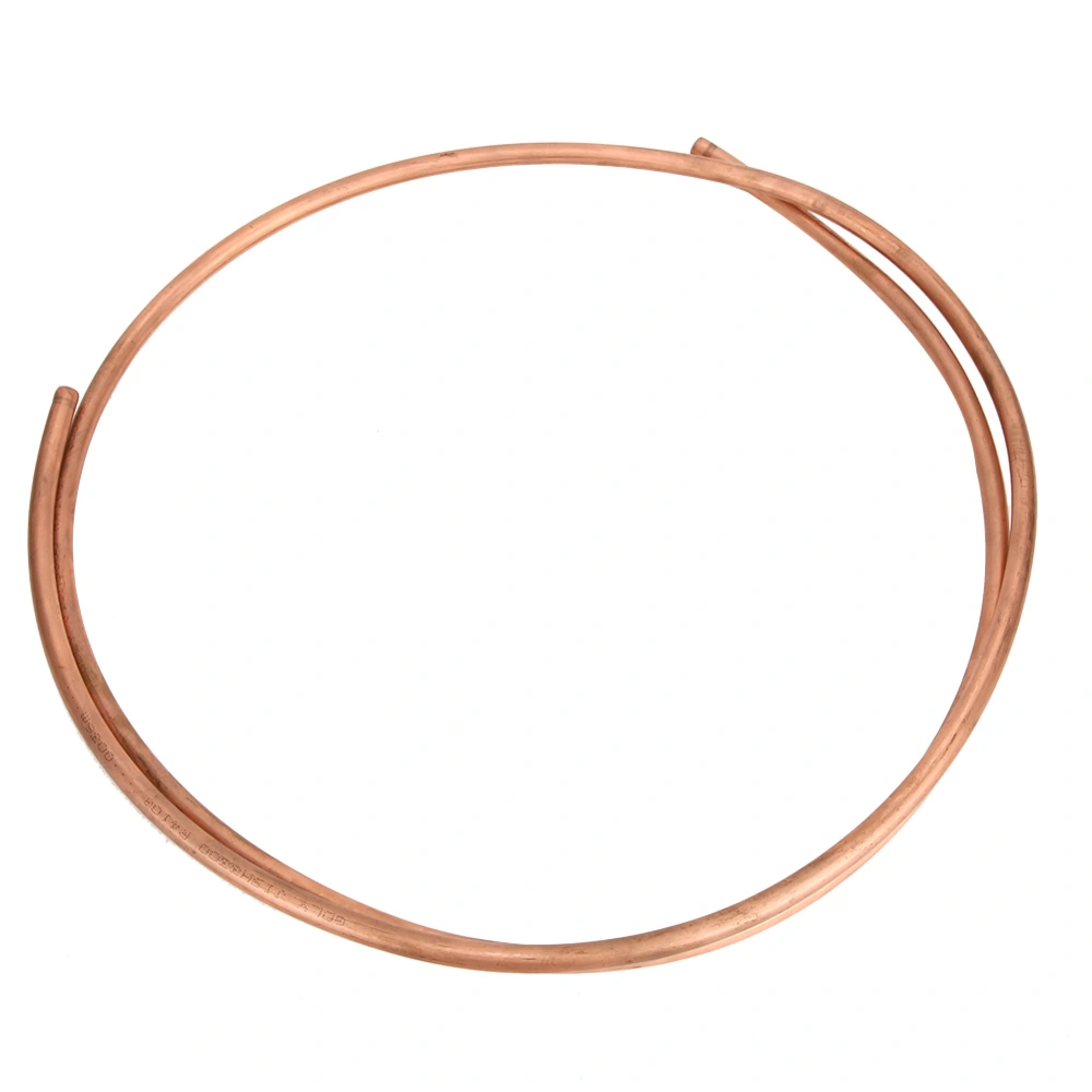 2m C1100 T2 Copper Tube Pipe Soft Coil Tubing for Air Conditioner Refrigerator OD 9.5mm / ID 7.9mm