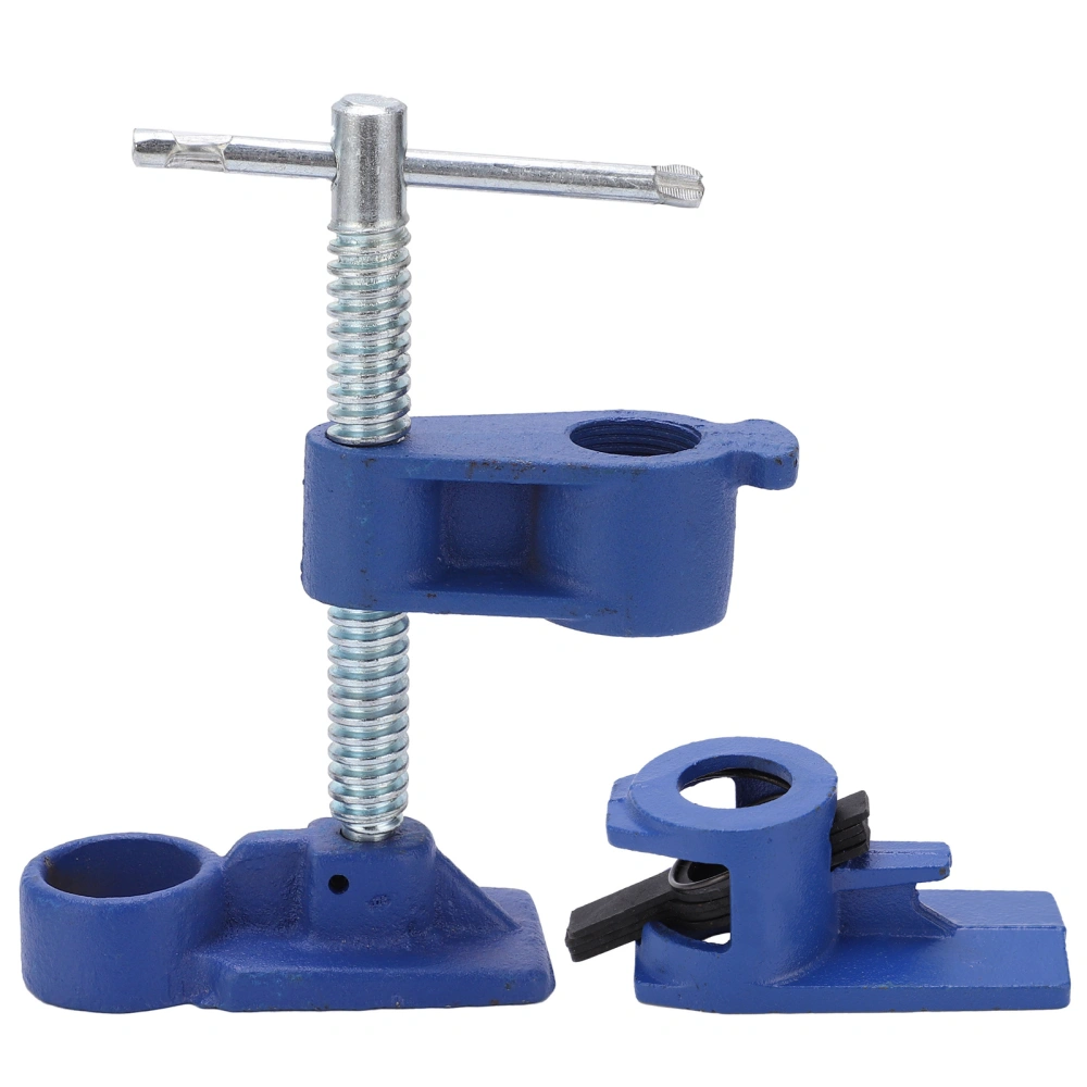 Wood Gluing Pipe Clamp Set Malleable Steel Quick Release MultiClutch Heavy Duty G3/4in