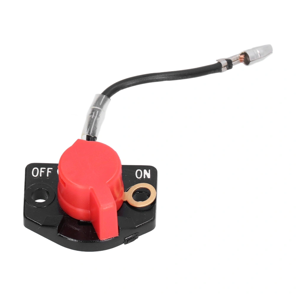 EY20 Flameout Switch Engine Stop Switch Accessory for EY20 Diesel Engine Black and Red