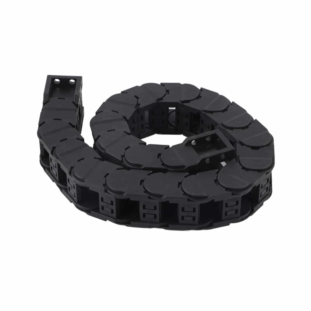 Drag Chain Wire Carrier Totally Enclosed Low Noise Towing Chain Detachable Assembly 0.7meterD20x25