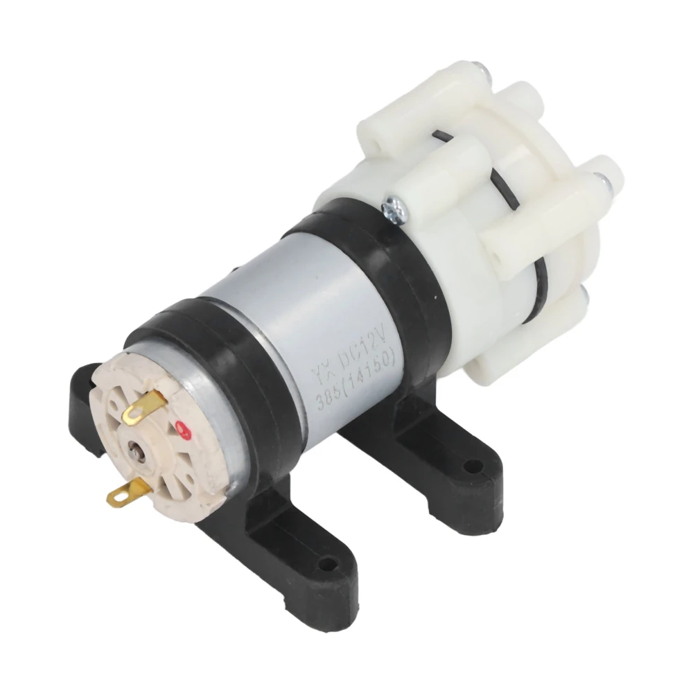 Small Diaphragm Pump Micro Tea Maker for Aquarium Lab Analytical 6mm ID 8.5mm OD R385 DC12V