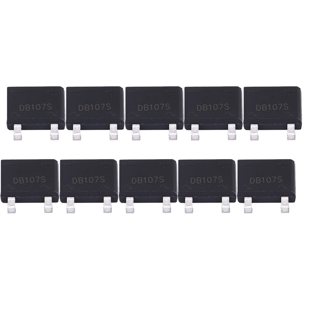 1A 1000V DB107S Multiple Batches Square Rectifier Bridge Full Current Voltage (10pcs)