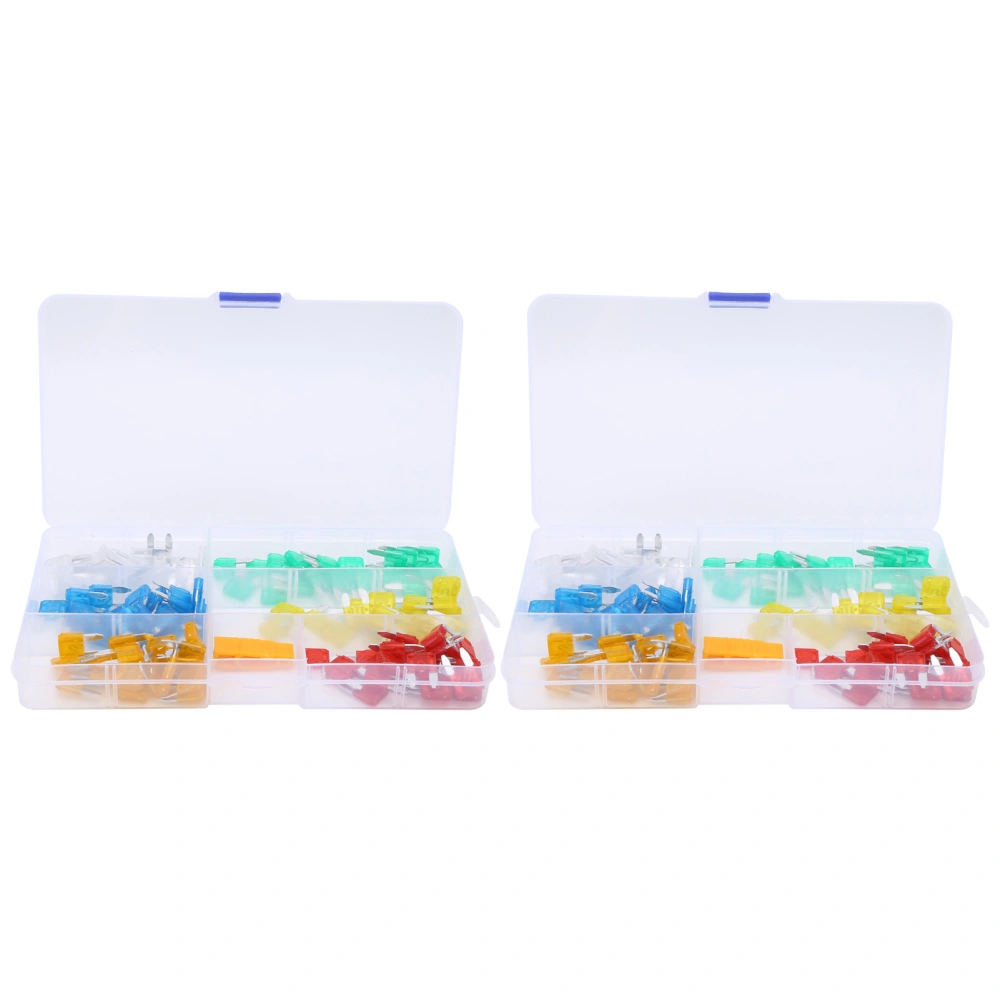 240pcs Blade Fuse Assortment Assorted Set Car Blade Fuse Kit 5/ 10/ 15/ 20/ 25/ 30AMP