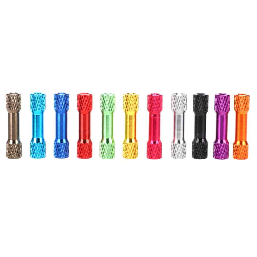 11 Colors M3x25mm Knurled Aluminum Standoff Column Spacer Pillar for RC Drone Multicopter