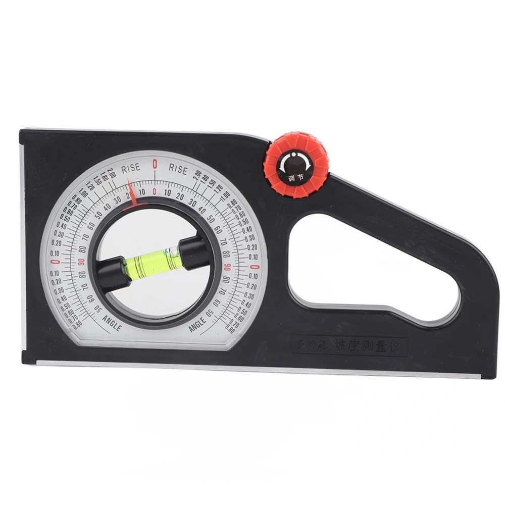 Multifunctional ABS Engineering Slope Level Meter Angle Measuring Scale Tool(without Magnetism)