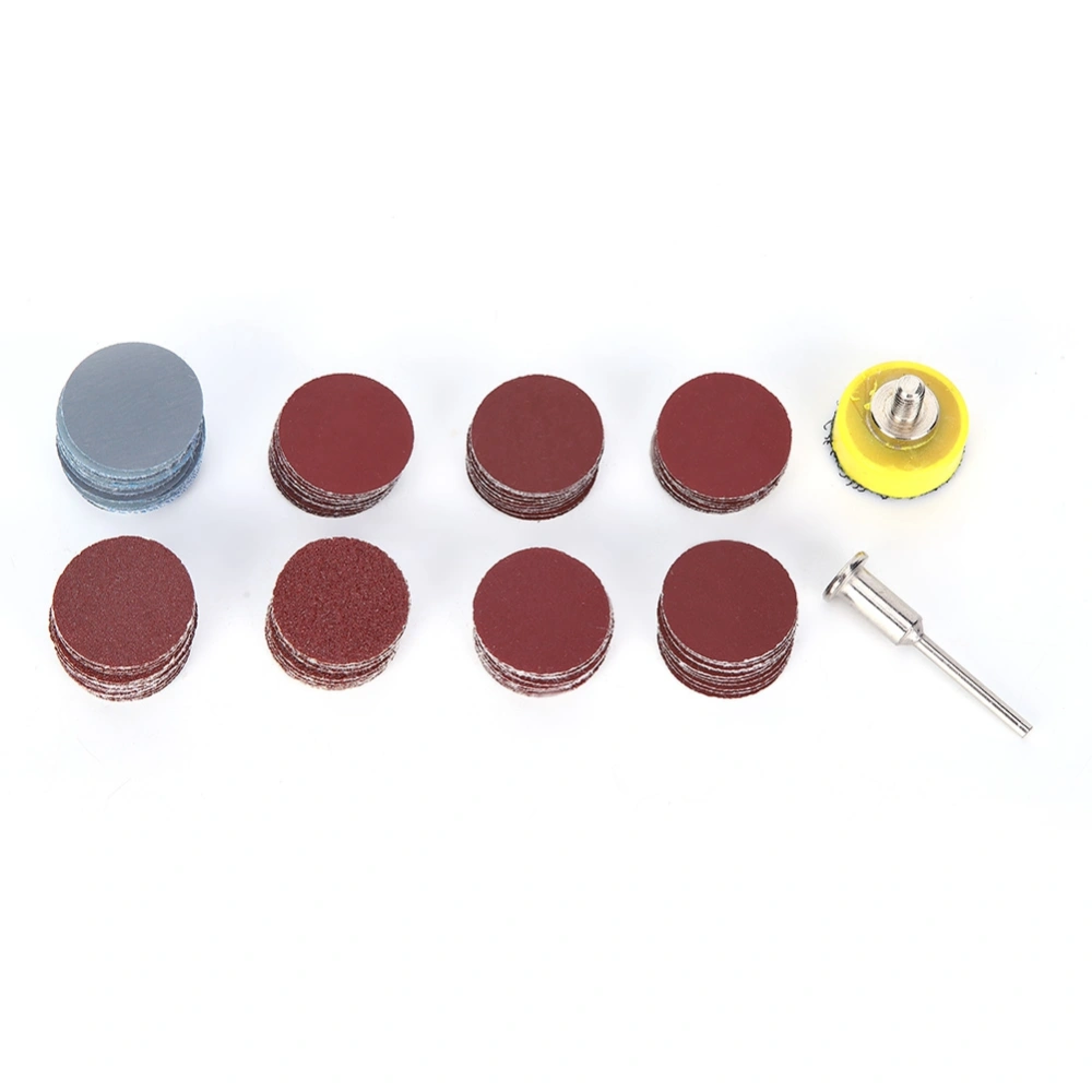 1in Sanding Discs Self Adhesive Sandpaper Sanding Sheet Round Abrasive Paper for Wood Metal