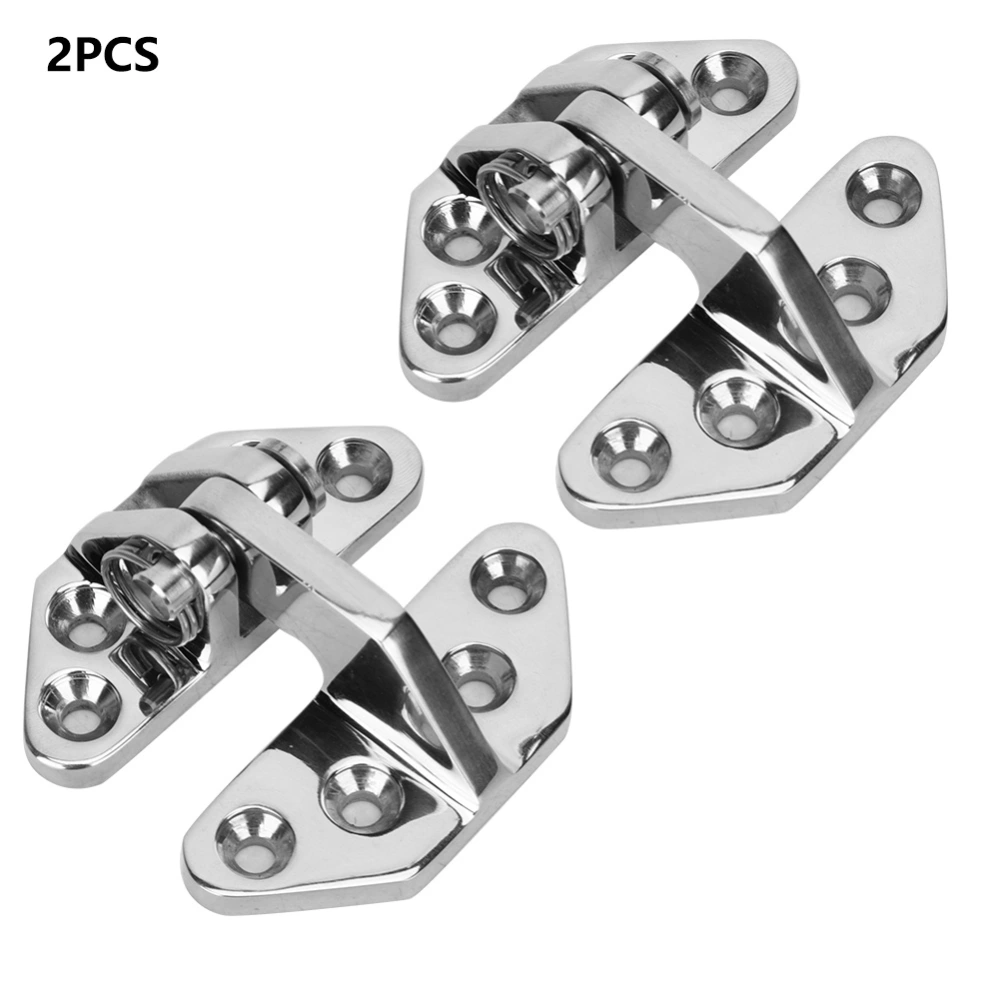 Boat Hatch Hinge Stainless Steel 316 Butterfly Shaped Strap Hinge Door Hardware2 Pcs