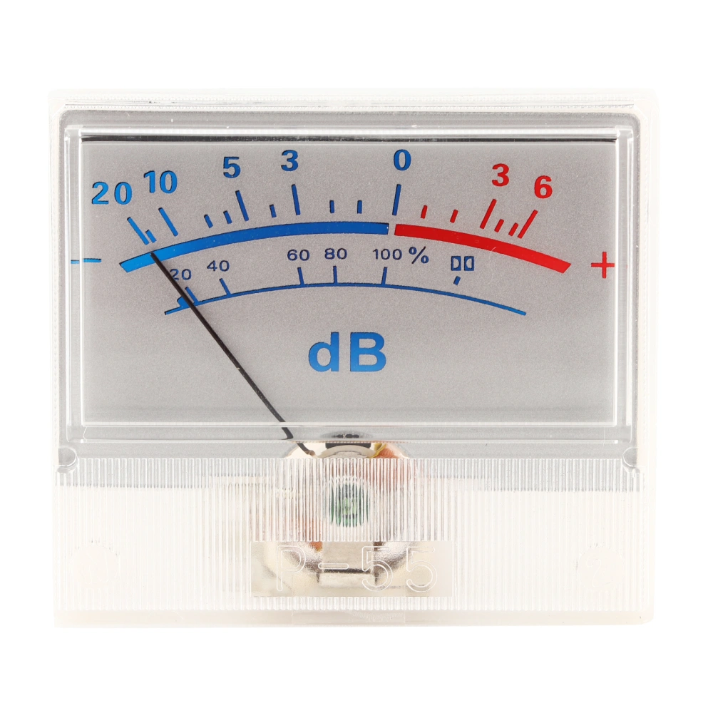 P‑55‑8688 High Accuracy VU Meter Header 20 +6db Power Amplifier DB Meter with Pointer Dial