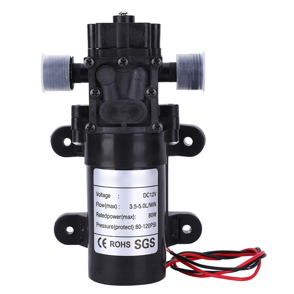 Backflow Diaphragm Pump Mini Self Priming DC12V FL3210H-80W 1/2in Right Water Outlet