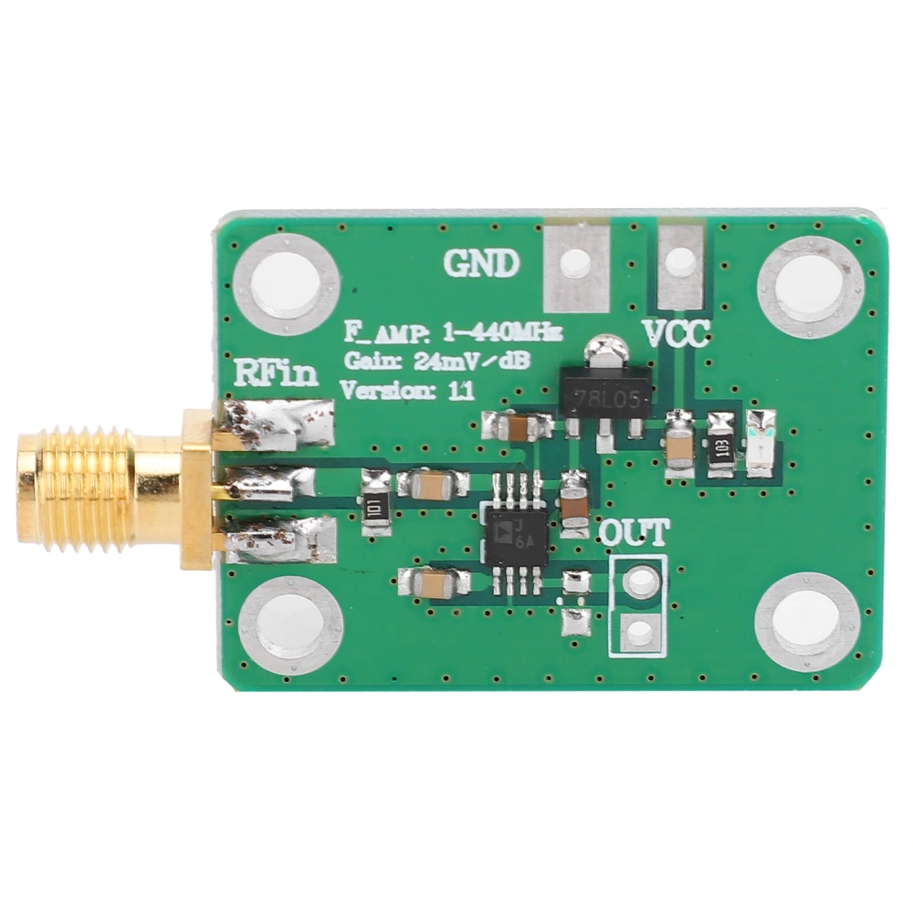 RF Power Meter Module High Frequency Logarithmic Detector Board AD8310 1440 MHz