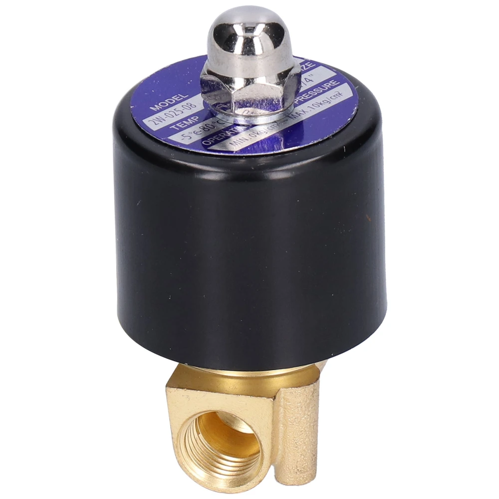 Electric Solenoid Valve Small Normally Closed for Water Air Diesel 1/4in 2W‑025‑08AC24V