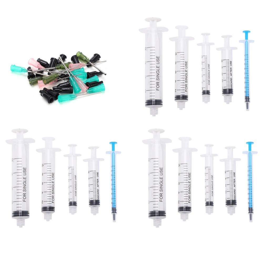 Plastic Syringe Needle Set Combination Screw HandPush Industrial Manual Disposable Tool