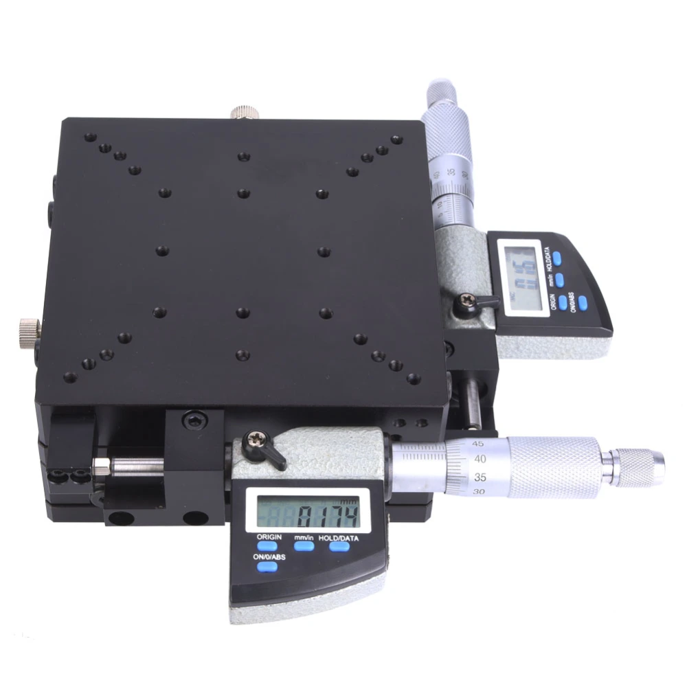 SEMXY120-AS Micrometer Platform Digital Displayed 120x120mm 0.002mm Micrometer Roller