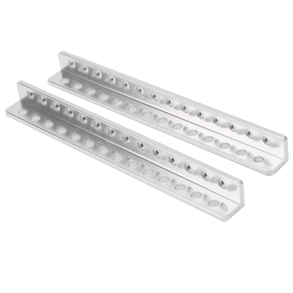 2Pcs Robot Aluminum Beam LShaped 14 Hole Industrial Supplies 12 x 12 x 120mm 3103-0014-0120