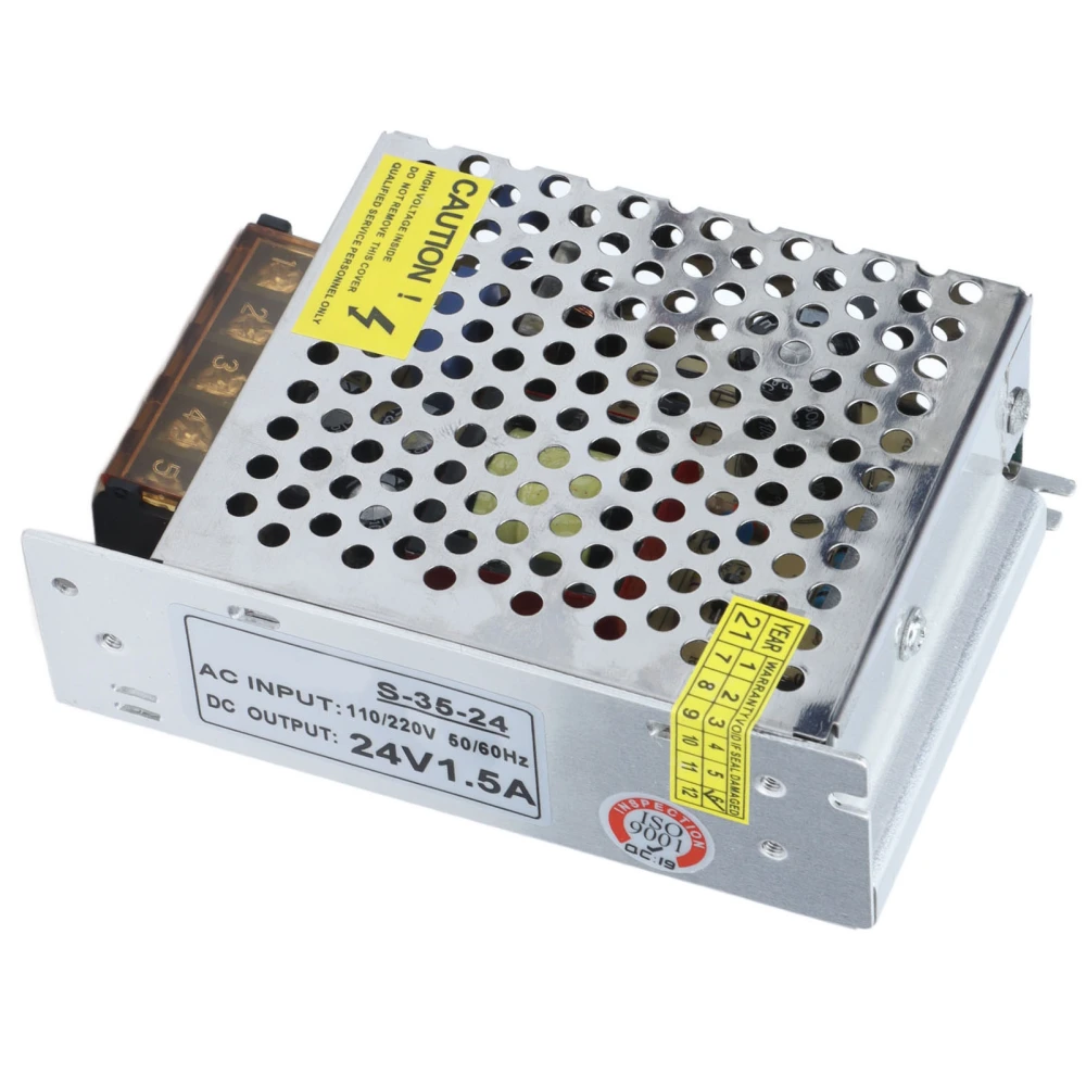 S‑35‑24 DC Switching Power Supply Switch Power Supply Driver for LED Strip Lights CCTV Cameras Computer Projects /