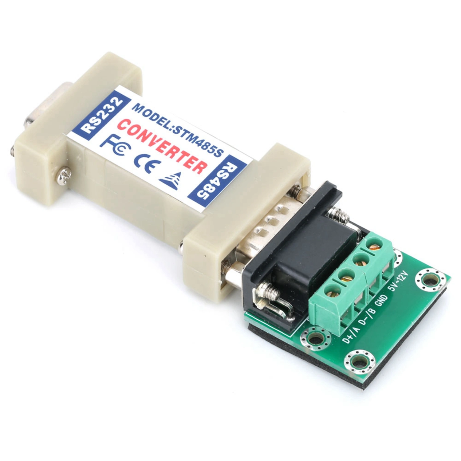 Converter Adapter Serial RS232 to RS485 Communication Data Interface Networking Supplies