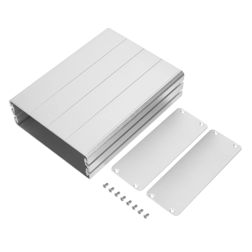 45x122x160mm Aluminum Alloy Project Box Circuit Board Shell Housing Case for Decoder GPS Silver