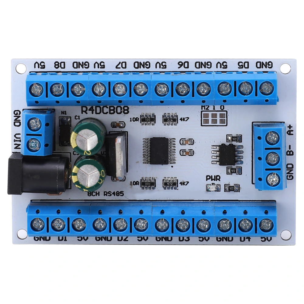 Sensor Module 8‑Channel R4DCB08 Board RS485 for Paperless Recorder PLC 6‑24V