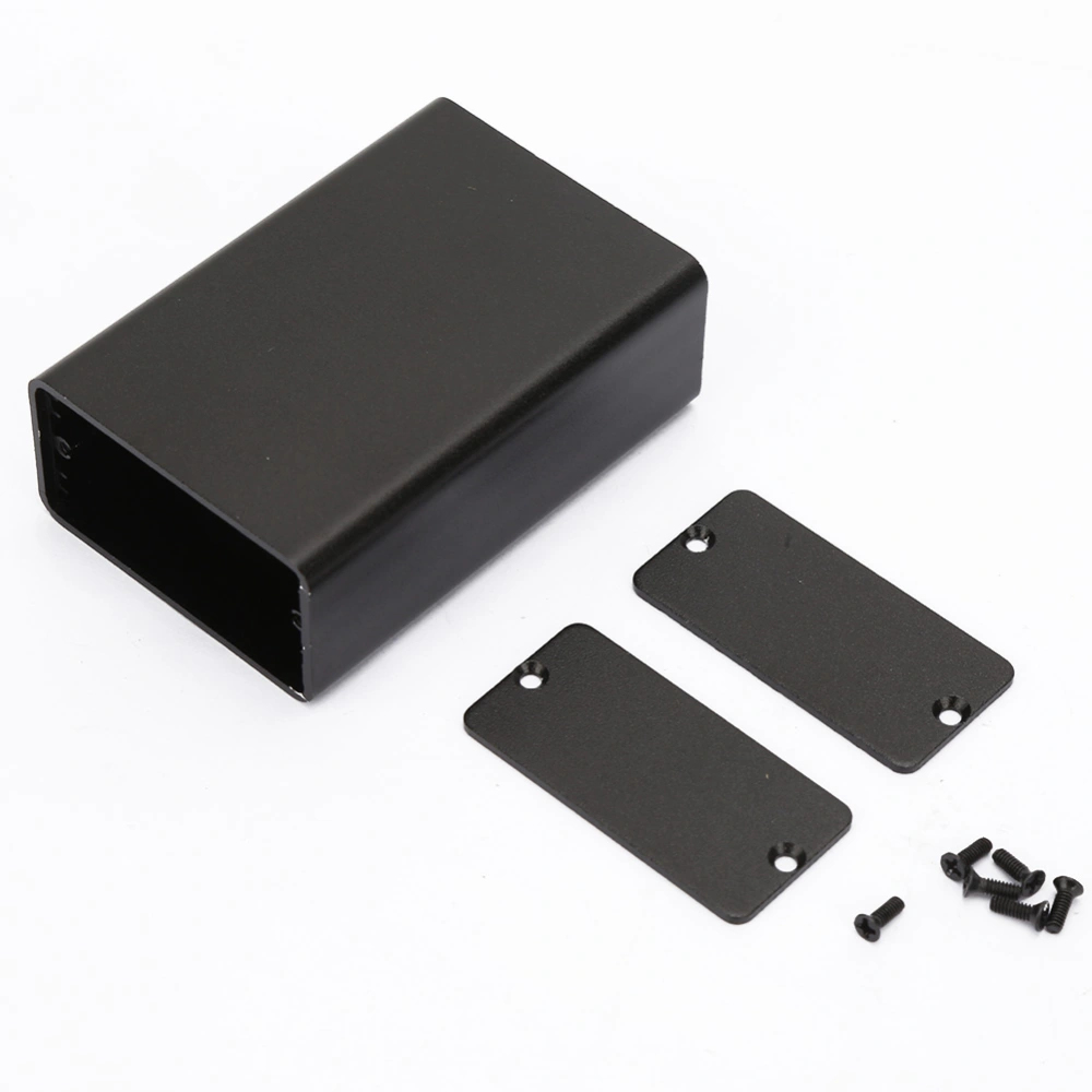 Frosted Black Aluminum Printed Circuit Board Instrument Box Enclosure Electronic Project Case