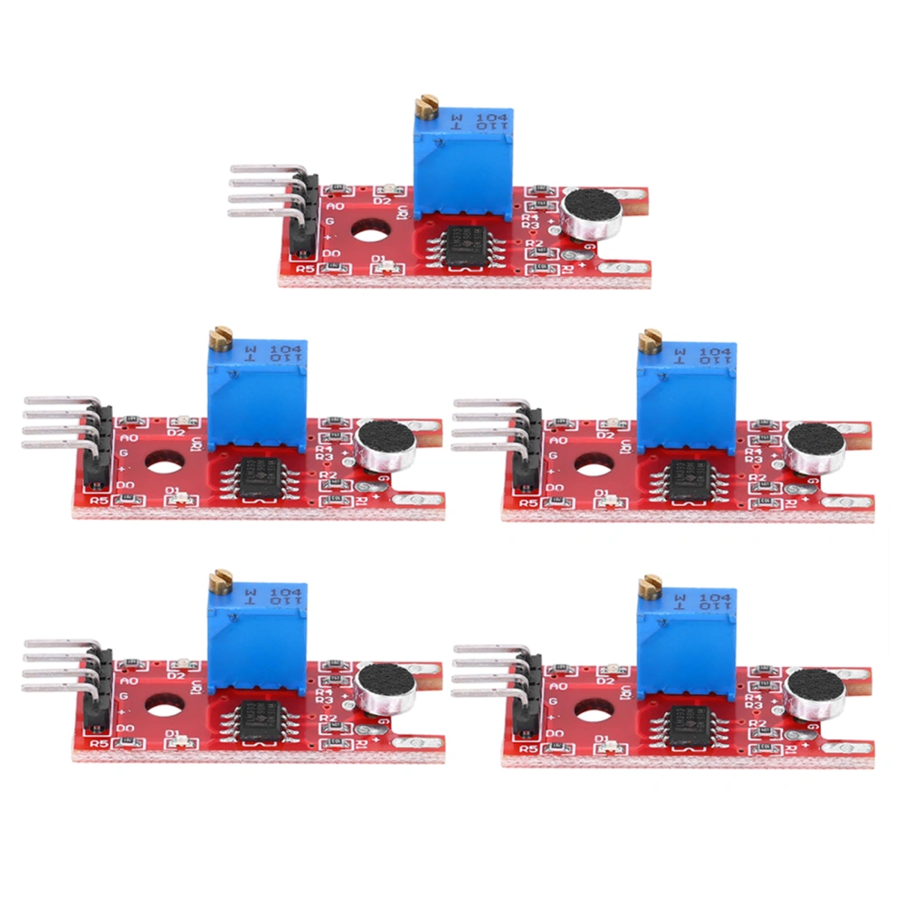 5Pcs Sound Sensor Module Ultra Small Professional Microphone Amplifier IC KY-038