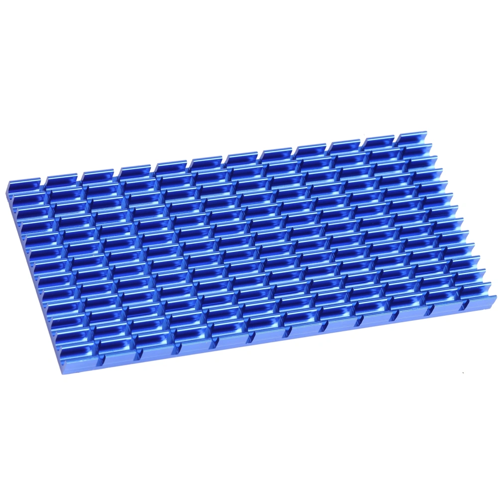 P55 x 6 x 120 Aluminum Heat Sink Cooling Heatsink Sheet for CPU PCB Amplifier Electrical Appliances