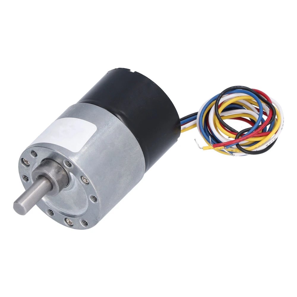 JGB37‑3525 DC 24V Motor High Torsion Speed Reduction Low Noise Reversible Brushless Geared Motor200RPM