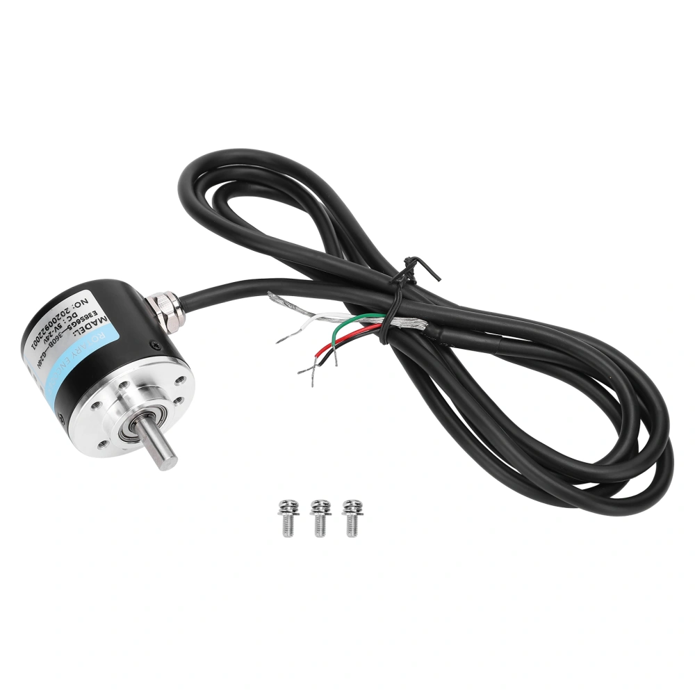 Encoder AB 2‑Phase Incremental 5‑24V DC Solid Shaft Encoder for Office Automation Engineering360B