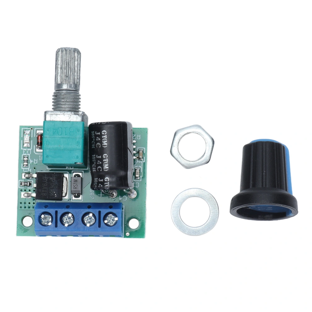 PWM Motor Speed Controller 4.5V‑35V DC Speeds Regulator Control LED Dimmer with Knob 0‑5A