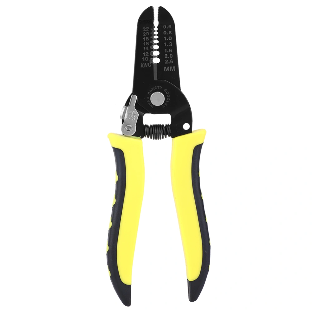 7-in-1 Wire Cutter Cutting Pliers Steel Stripping Pliers Cable Stripper 10-22AWG/0.6-2.6mm