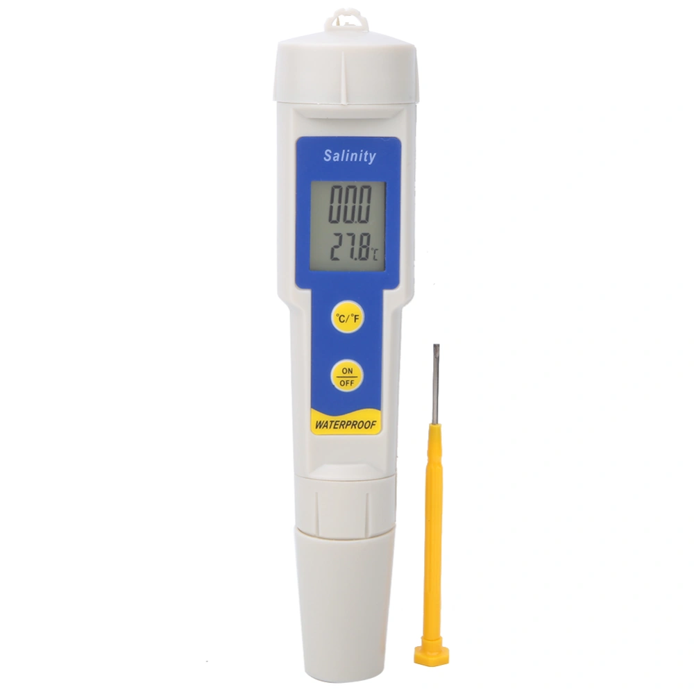 SA-1397 Portable Digital Salinity Meter High Precision Waterproof Salinity Temperature Tester