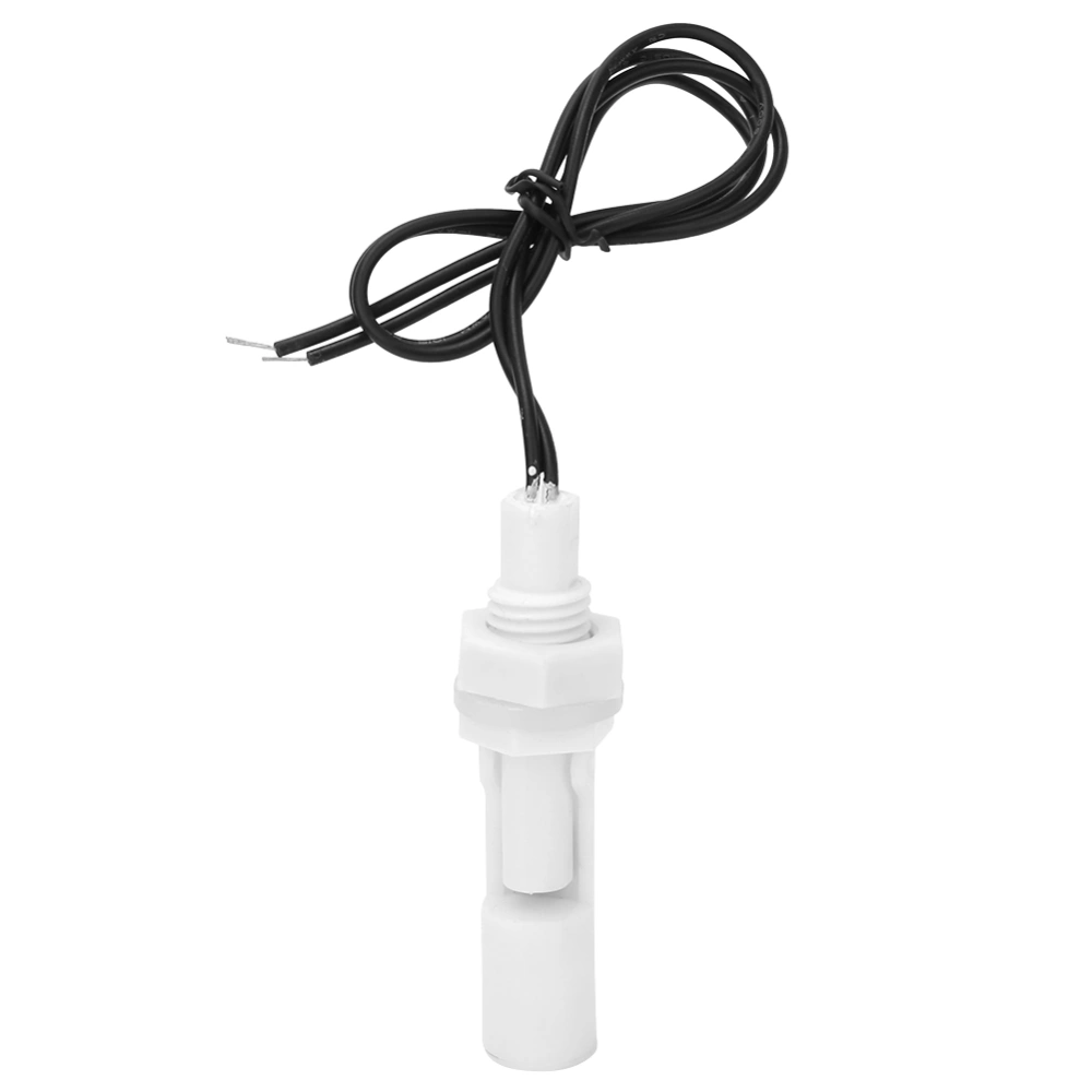 2Pcs Water Level Sensor Float Switch Side Mounted White PP Plastic 16mm DC0-