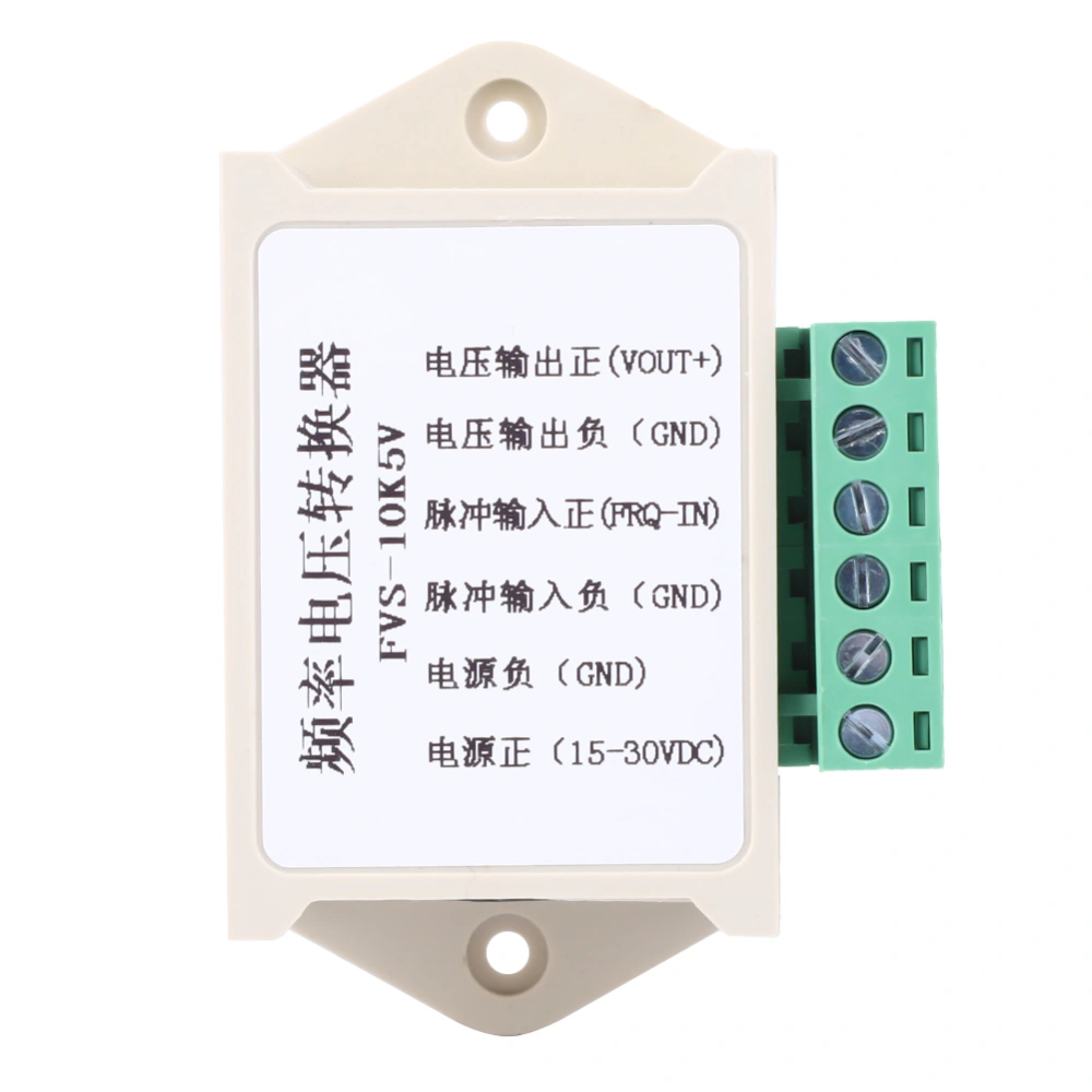 FVS-10KHz5V Frequency to Voltage Signal Conversion Module 0-10KHz to 0-5V with Housing