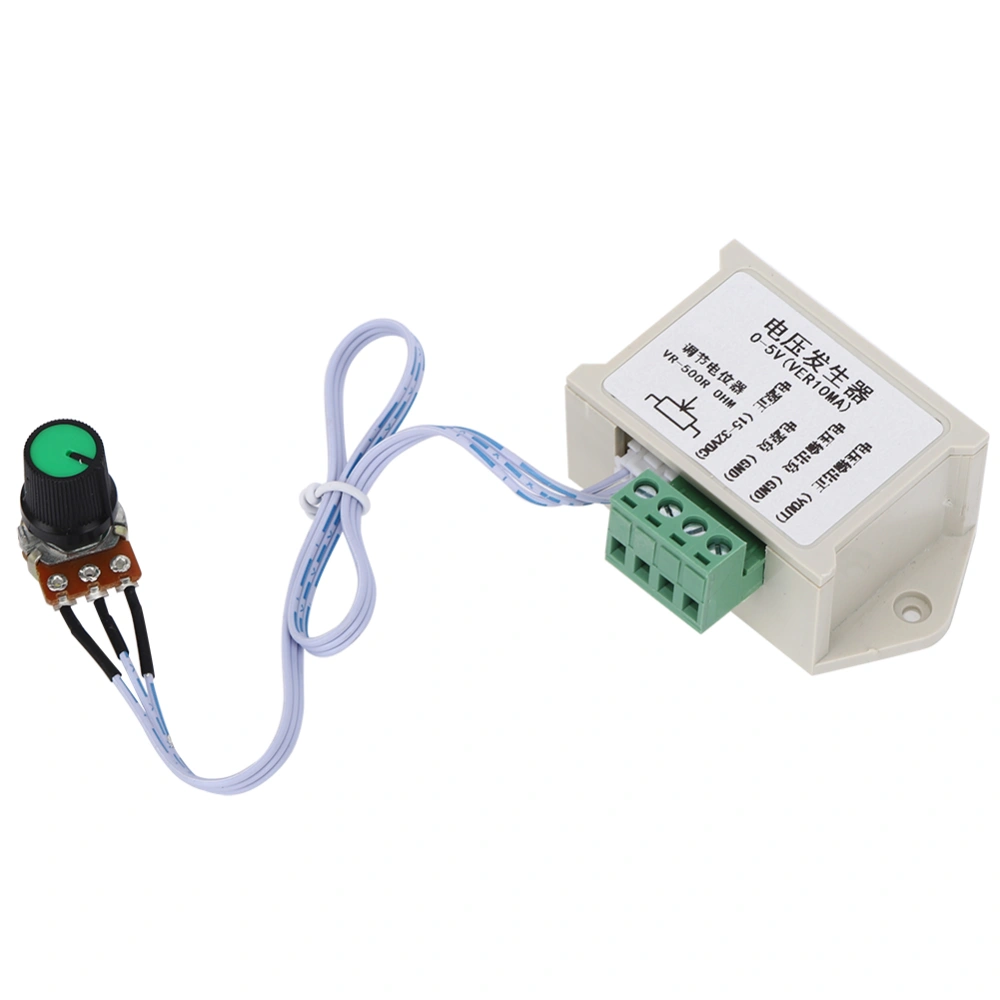 Voltage Regulating Generator Potentiometer Adjustable 0-5VDC for PLC Industrial Control