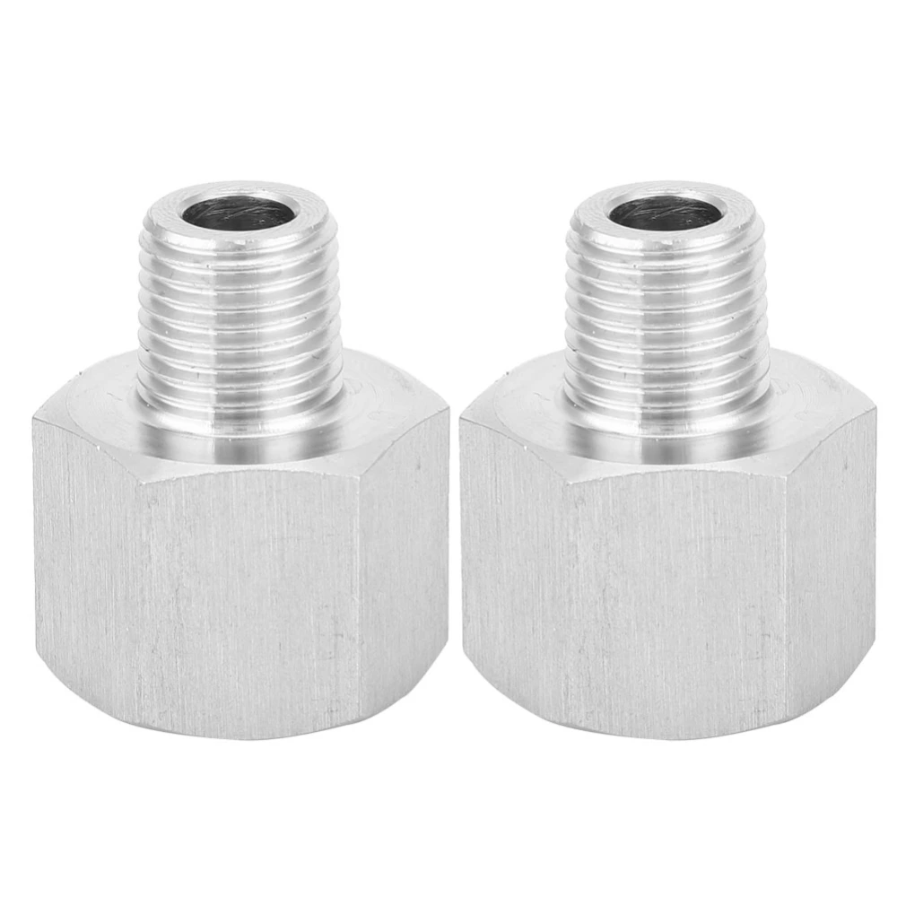 2PCS BSP Pipe Fitting Connector Stainless Steel Female Thread - Male Thread ConnectorFemale Thread 1/2in - Male Thread 1/4in