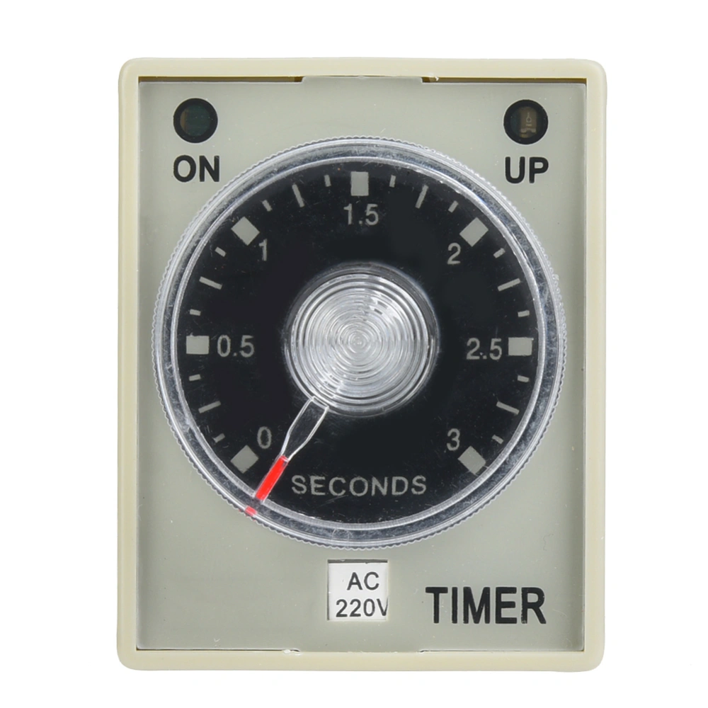 AH3-3 Timer Relay Electronic Type Adjustable Release Delay Time Relay 8 Pins 3S (AC220V)