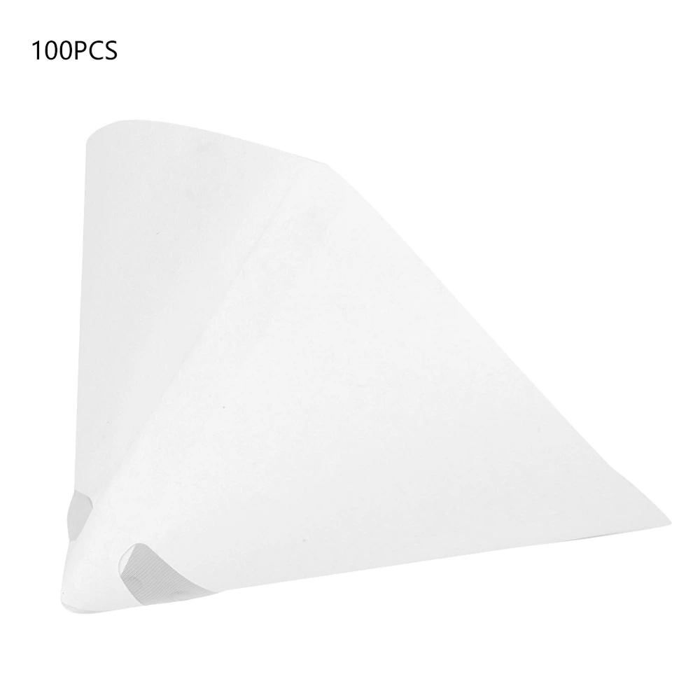 100pcs 100 Mesh Paper Paint Strainer Conical Fine Filter Industrial Coating Cone Funnel