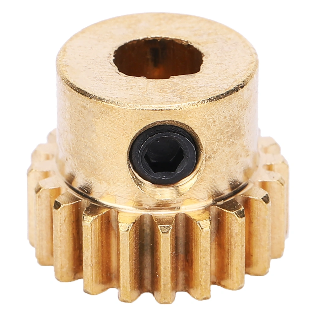 4301-0006-0020 Brass Gear Replacement 20 Teeth 6mm D-Bore 0.8 MOD for Industrial Robot