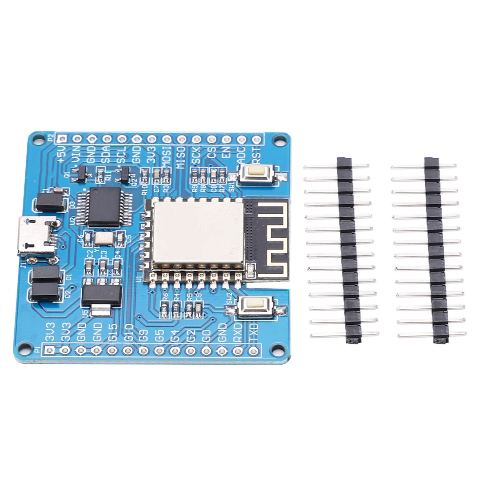 PCB Development Board for Python DC 5V/3.3V Voltage Input with Pin Header ESP8266