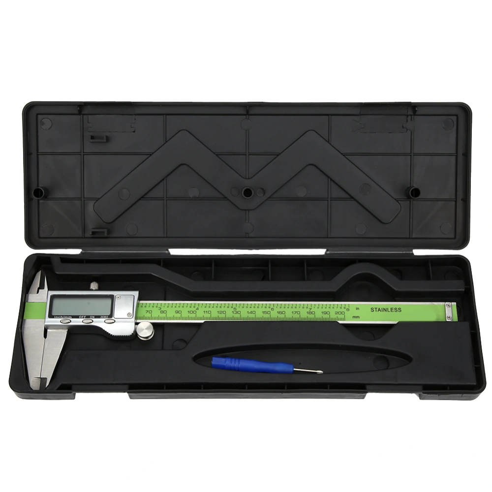 Digital Vernier Caliper Accurate Stainless Steel High Strength Electronic Ruler Gauge200mm