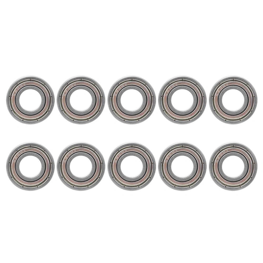 10Pcs Deep Groove Ball Bearing Bearing Steel Mini 6900ZZ Double Sealing for Toy Household Appliance