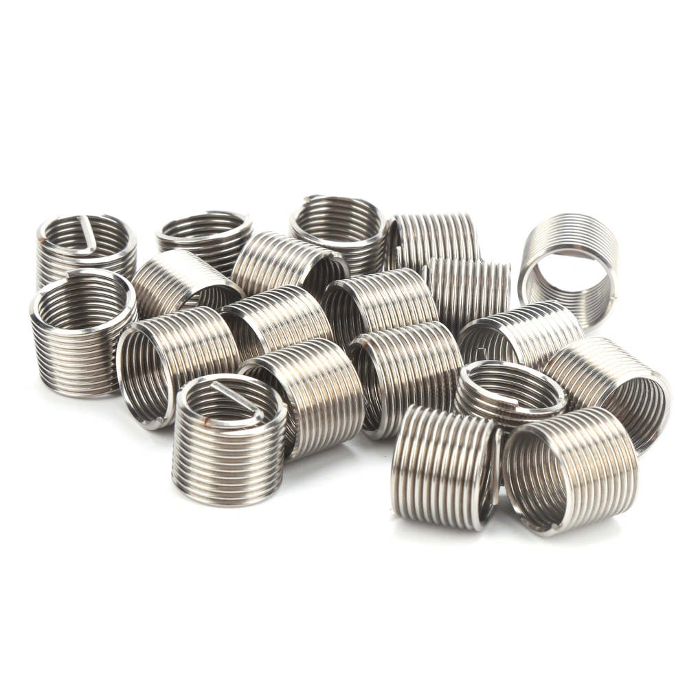 20Pcs Wire Thread Insert Stainless Steel Screw Bushing Repair Socket Kit M14x1.5x1.5D