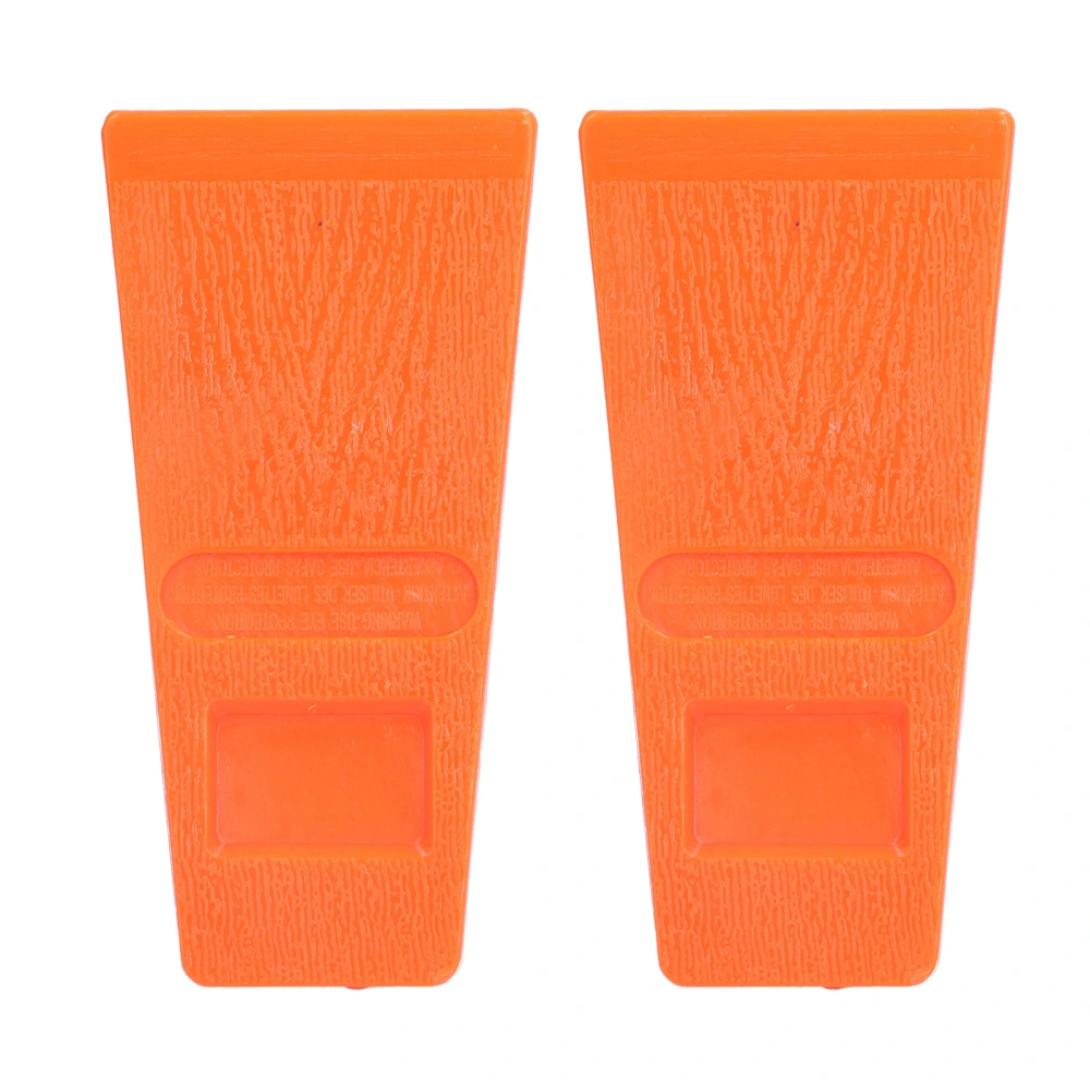 Tree Felling Wedges Safe Effort Saving ABS Plastic Weatherproof Stable Convenient Chainsaw Wedges for Lumbering