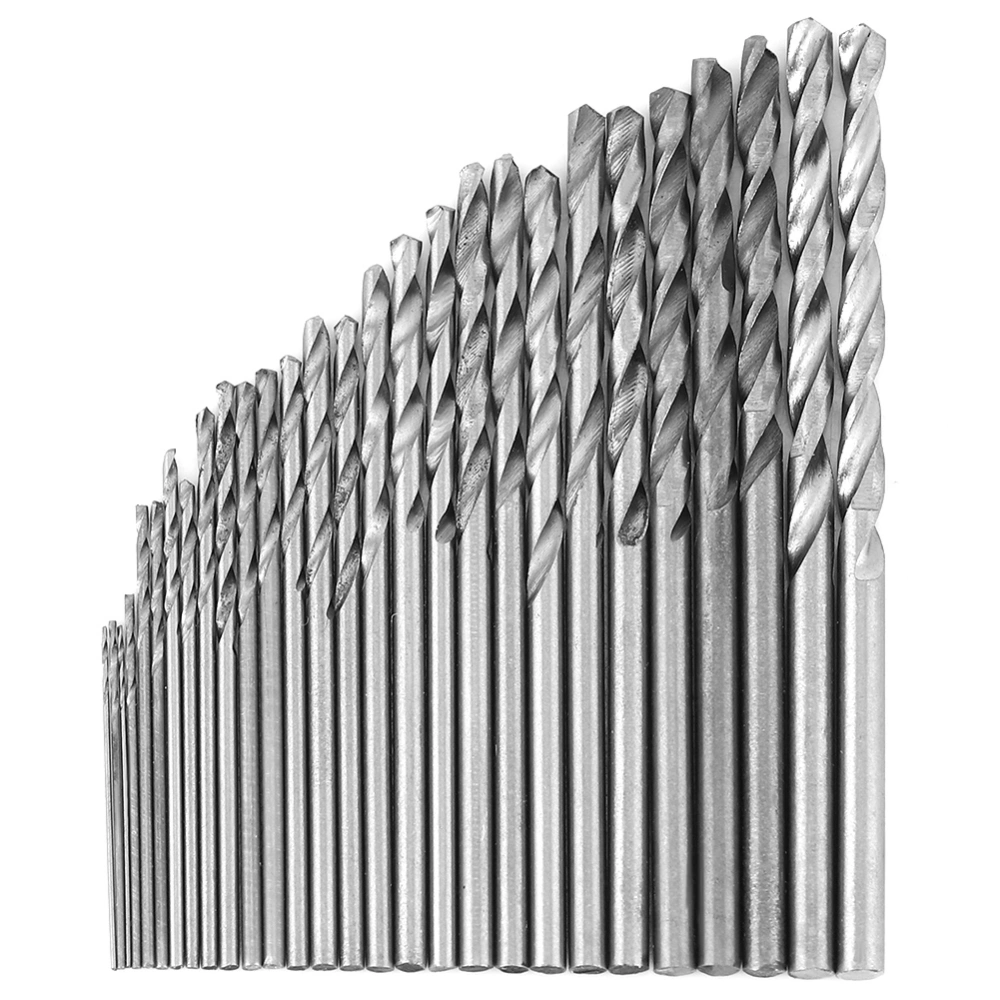 16 pcs 0.8-1.5mm HSS Straight Shank Electrical Tool Twist Drill Bits