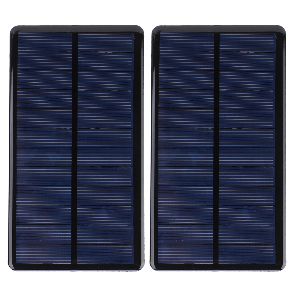 2Pcs Mini Solar Panel Epoxy Battery Cell Board Module Electronic Component 6V 210MA