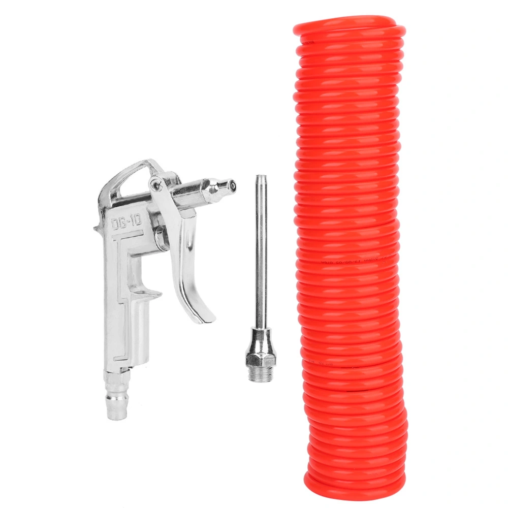 Aluminum Alloy Air Duster Blow Gun with 9m Spring Hose Dust Removal Cleaning Tools