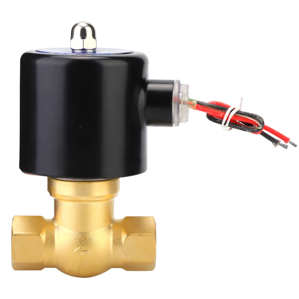 Steam Solenoid Valve Industrial Brass Female Thread G1/2in for Air Gas Oil ZQDF-15AC110V