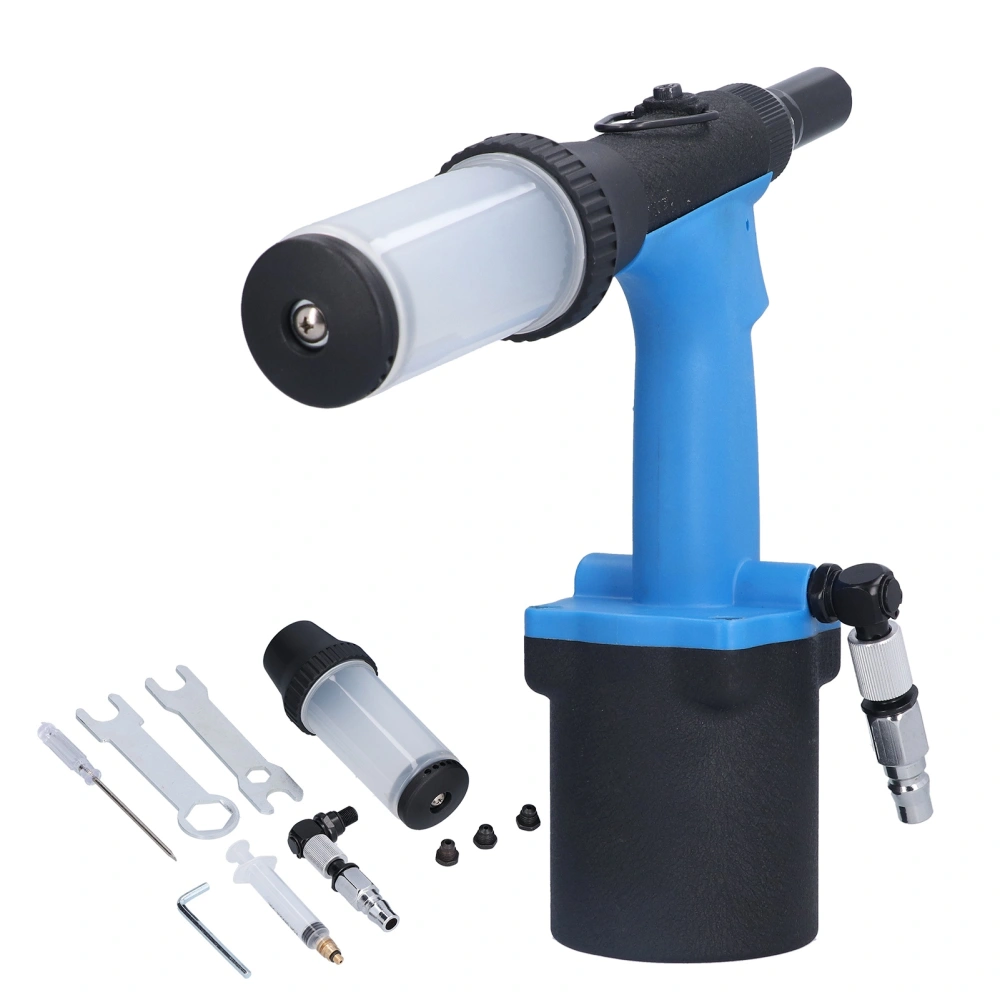 Pneumatic Rivet Gun Self Priming Hydraulic Air Riveter 2.4‑4.8mm Capacity Air Riveting Gun for Industrial KV‑7081X